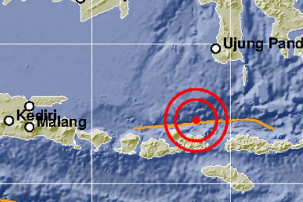 Bima NTB Diguncang Gempa 5,0 SR 