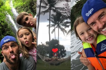 Ajak Keluarga, David Beckham Bagikan Keseruan Bersantai di Pantai Bali